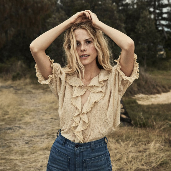 ISO Doen Henri Top in Frances Floral Sz XS - Picture 1 of 1